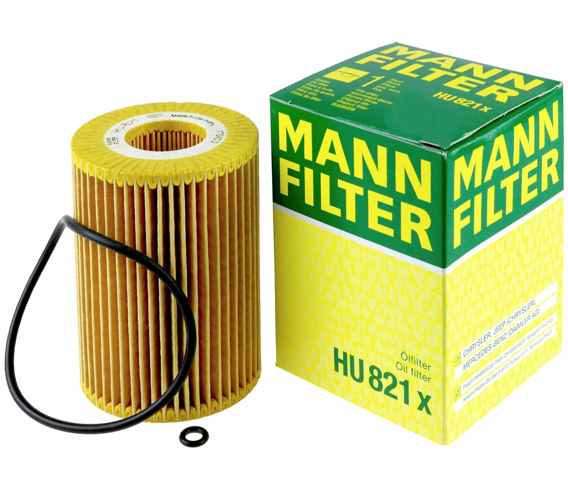 Mercedes Engine Oil Filter 6421800009 - MANN-FILTER HU821X